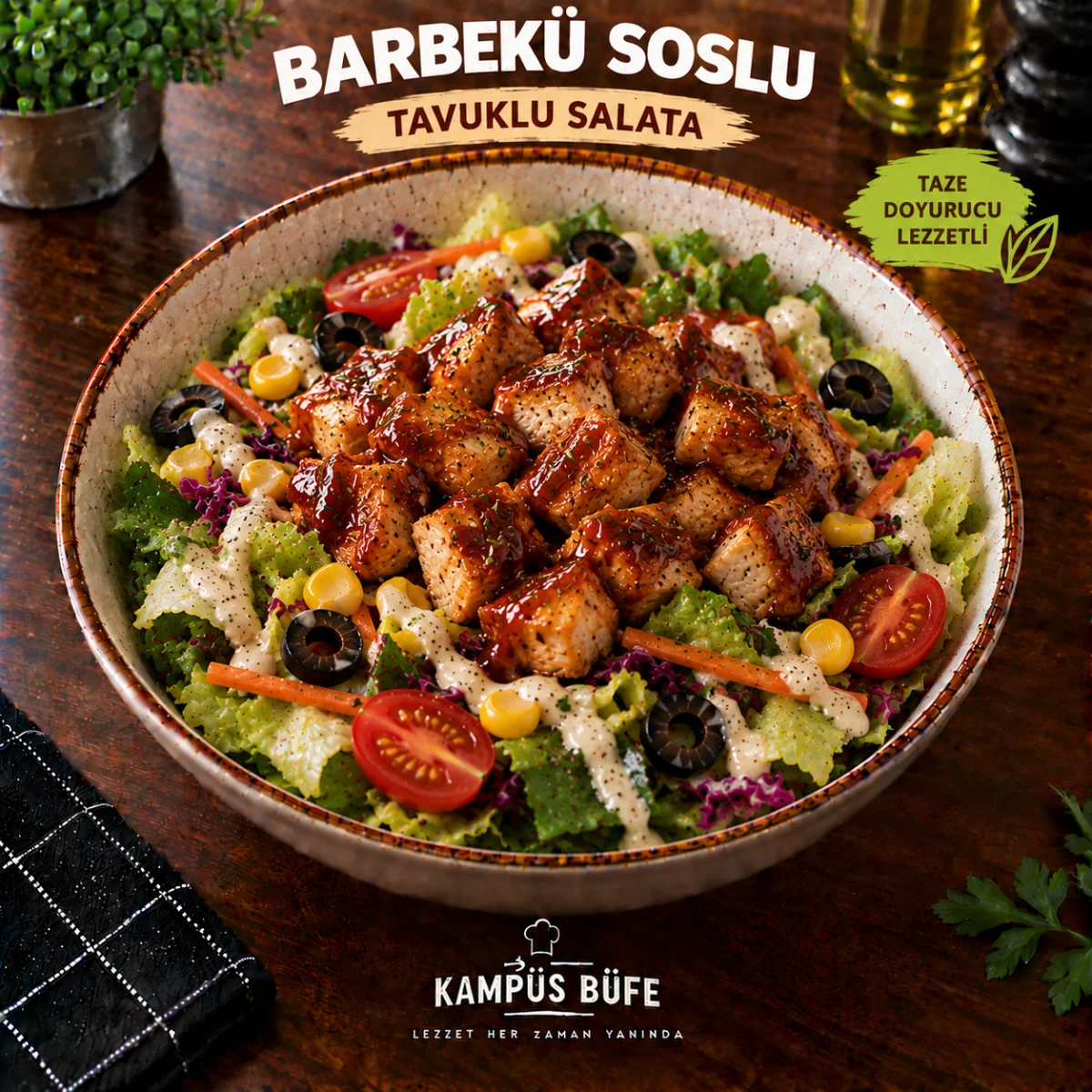 Barbecue Chicken Salad Bowl
