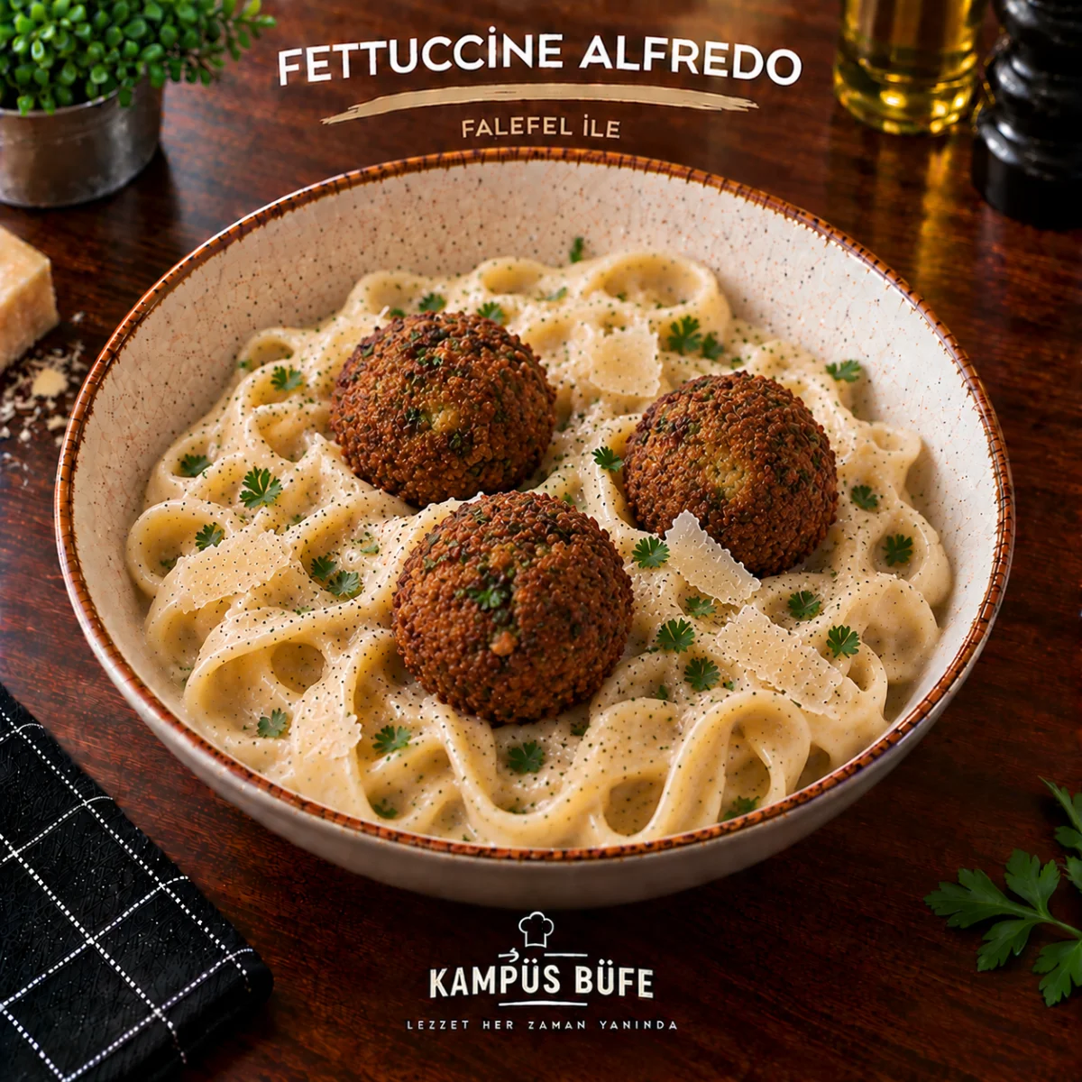 Falafel Fettucini